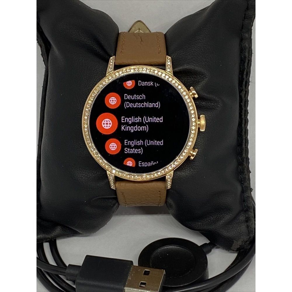 Fossil Gen 4 Authentic Digital Dial Smart Watch Custom Band FTW6015 CO128